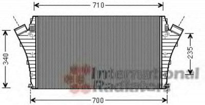 VAN WEZEL 37004491 -  Интеркулер